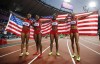 Felix, Jeter help U.S. break 1985 record in 4x100  
