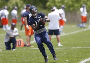 Bears WR Marshall back on field after hip surgery