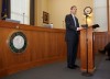 Valparaiso Mayor Costas salutes King's talent as bridge builder
