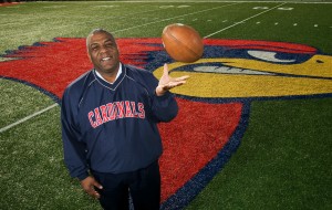 E.C. Central's Adams Times Coach of the Year