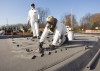 Valpo roundabout construction