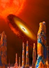 Deep Space Adventure Depiction of Fictional Planet Surface