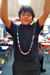 Franklin Academy celebrates Pi Day by making necklaces
