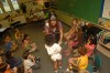 Students abuzz during visit from honey queen