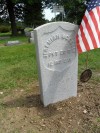 Jeremiah McColly's new headstone