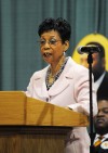 Hammond's first black teacher speaks of need for tenacity during MLK event