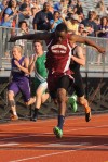 Bowman senior runner Cornelius Strickland