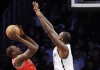 Bulls shut down Nets, even series at 1-1