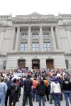Union protests continue