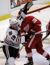 Banged-up Blackhawks and Red Wings meet in Game 5