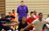 Merrillville's TJ Lux runs his first day of basketball practice 