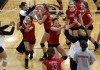 The Lowell Red Devils celebrate 