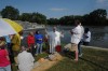 Pastor 'exorcises' pollution, blesses waters of Cal-Sag Channel