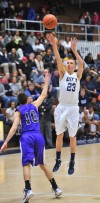 Michigan City's Taylor Lavery, Merrillville's Jake Raspopovich
