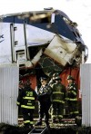 Amtrak train collides with freight train