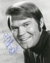Glen Campbell Autographed 1970 Publicity Photo Signed to Columnist Philip Potempa