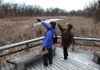 Christmas bird count volunteers try to identify species, numbers of birds