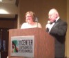 Tricia Hernandez and John Cain at the 19th Annual Beaux Arts Ball in Munster