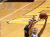 Valparaiso University's Ieva Jansone grabs a rebound against Purdue University Calumet's Lindsey Whitcomb 