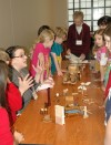 Students learn about local history
