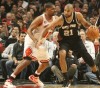 Kurt Thomas, Bulls, guarding Tim Duncan, Spurs