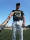 Griffith outfielder Brett Brinkley