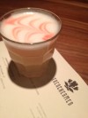 El Viaje, a blend of mezcal, pineapple and absinthe, topped by froth, at Trenchermen Restaurant