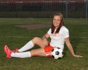 Beecher soccer player Hall going for it all