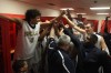Bishop Noll celebrates its 53-50 win over Tipton