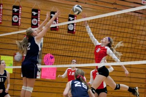 Mustangs' versatility, power down Calumet Christian in volleyball