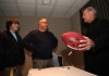 Former Chicago Bear Doug Plank guests at the Old Timers Banquet