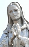 Towering Mother of God statue arrives in St. John