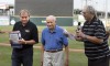 Merrillville car dealer honored with U.S. flag at RailCats game
