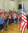 SJE Students honor veterans for service