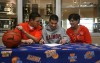 1110_BBK_ORRIS_SIGN, Crete-Monee senior Michael Orris sigs letter of intent to play basketball at the University of Illinois.