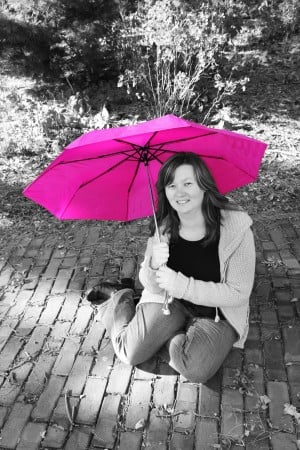 Find your pink umbrella