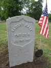 Albert Kale's new headstone