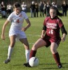 Shepard's Kelly Evanich battles TF United's Callie Barnum