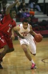 David Stinson of T.F. South drives to the basket
