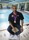 Swimmer Cullen Jones on the road for water safety
