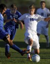 Lake Central's Chris Rassel, Boone Grove's Christopher Vasquez
