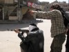 Syrian fighters spotting sniper