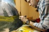 Artist holds first exhibit since 1990