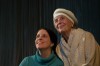 Actresses Kirsten D'Aurelio and Ann Whitney in "Freshly Fallen Snow" at Chicago Dramatists