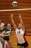 Valpo takes on Munster in girls volleyball.