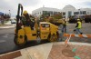 Crews repave street in Valparaiso