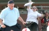 Portage coaches and players cheer