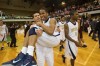 Bishop Noll's Ronnye Beamon Jr. is carried off 