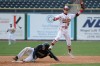 Andrean senior Cam Cooper leaps for the catch