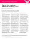 Right-to-work Legislation and the Manufacturing Sector